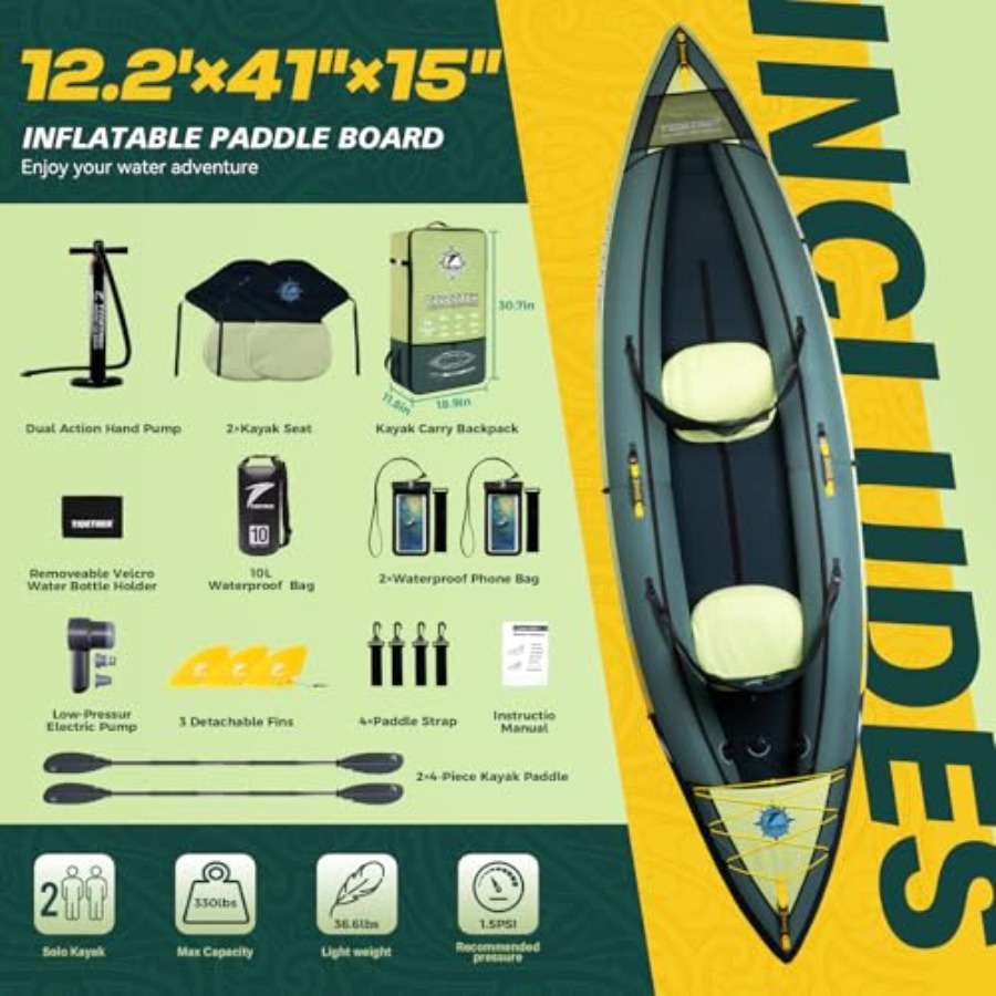 Inflatable Touring Kayak For L - đánh giá và giá Fishing Kayak Seat
