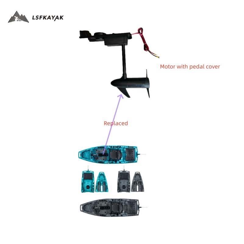 The Convenient Pedal Cover and - đánh giá và giá Fishing Kayak Cart
