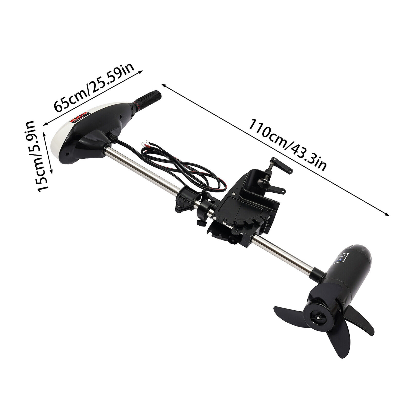 12V 65LBS Electric Outboard Mo - đánh giá và giá Fishing Kayak Trolling Motor