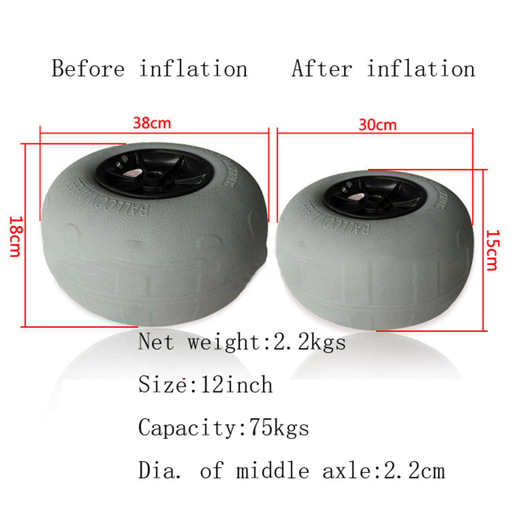 Inflatable Wide Wheel Canoe Bo - đánh giá và giá Fishing Kayak Cart