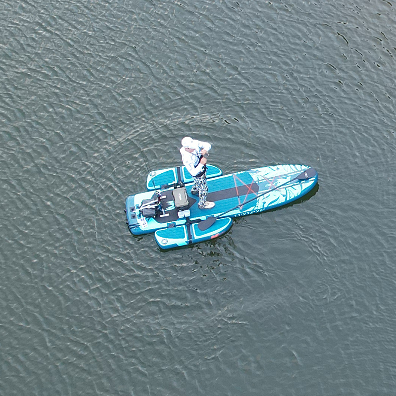 Fishing Two Floating Platforms - đánh giá và giá Fishing Kayak Paddle